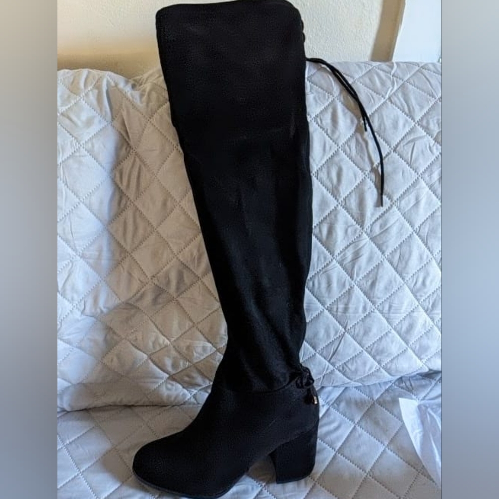 River Island Suede Over The Knee Boots